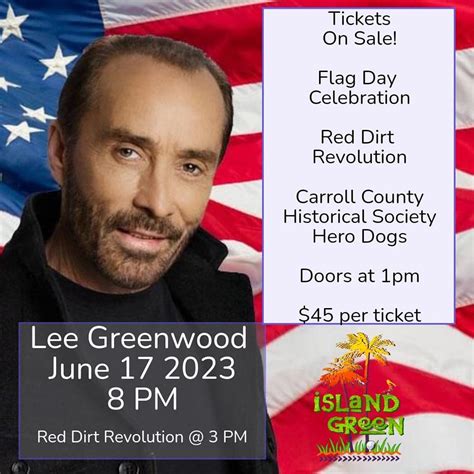 lee greenwood island green|More.